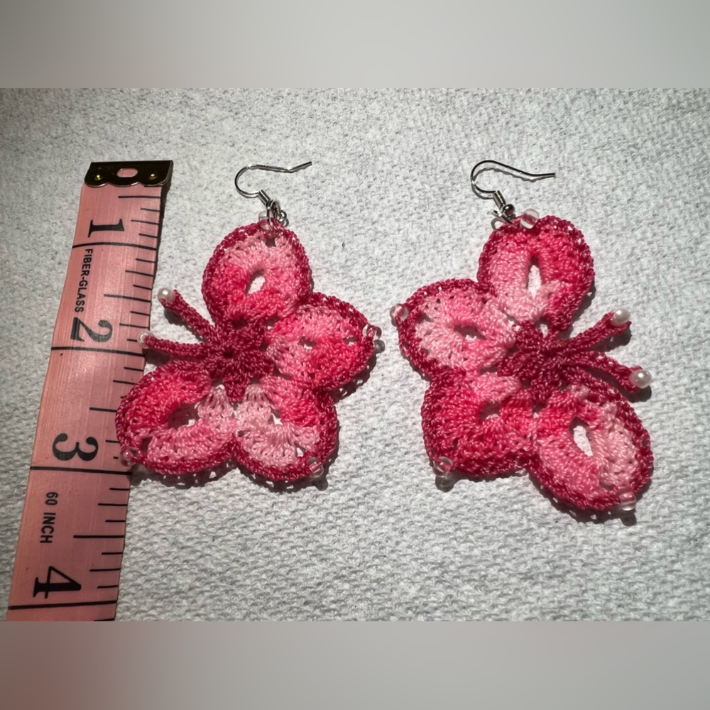 Crochet earrings handmade